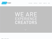 Tablet Screenshot of bluepony.com